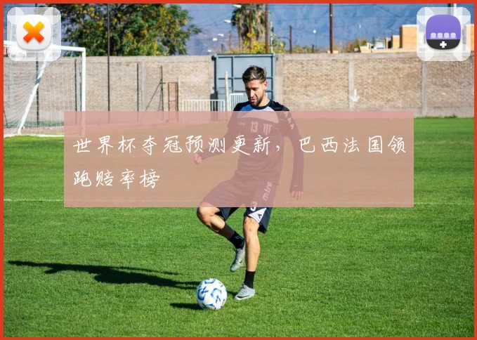 世界杯夺冠预测更新,巴西法国领跑赔率榜
