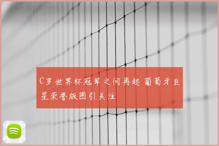 C罗世界杯冠军之问再起 葡萄牙巨星荣誉版图引关注